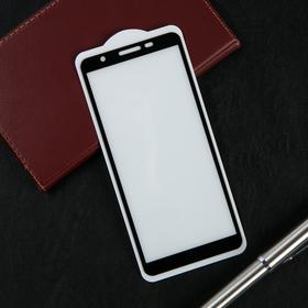 Защитное стекло Krutoff, для Samsung Galaxy A01 Core/M01 Core, полный клей, черная рамка