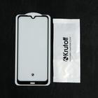 Защитное стекло Krutoff, для Xiaomi Redmi Note 8T, полный клей, чёрное - Фото 2