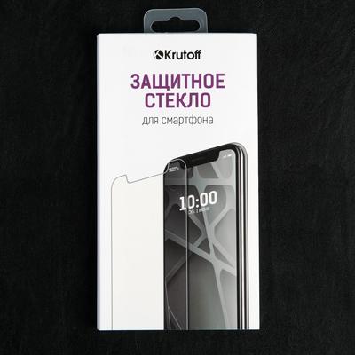 Защитное стекло Krutoff, для Xiaomi Redmi Note 8T, полный клей, чёрное
