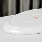 Блюдо фарфоровое Доляна «Млечный путь», 29,5×17,5 см, цвет коричневый - Фото 3