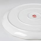 Тарелка фарфоровая обеденная Доляна «Млечный путь», d=25 см, цвет коричневый - Фото 3