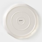 Тарелка Доляна «Млечный путь», d=25 см, фарфор, белая в крапинку - Фото 4