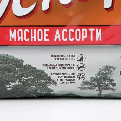 Сухой корм "Оскар" для кошек, мясное ассорти, 2 кг