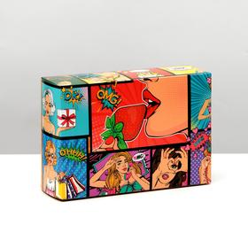 Коробка складная «Pop-art 1», 16 × 23 × 7,5 см