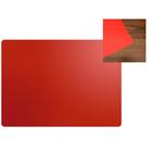 Накладка на стол пластиковая А3, 460 х 330 мм, 500 мкм, прозрачная, цвет красный (подходит для ОФИСА) - фото 9244519