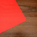 Накладка на стол пластиковая А3, 460 х 330 мм, 500 мкм, прозрачная, цвет красный (подходит для ОФИСА) - фото 39170077