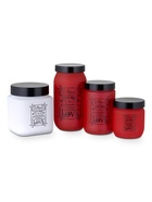 Банка для сыпучих «Любовь на кухне», 1 л, стекло, белая - Фото 5