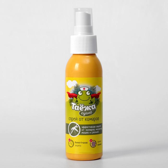 Спрей от комаров "Таёжа", Супер, с ароматом ванили, 100 мл - Фото 1