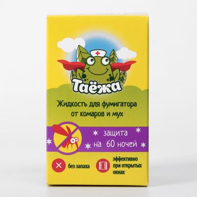 Дополнительный флакон-жидкость «Таежа», от комаров и мух, без запаха, 60 ночей, 40 мл
