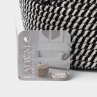 Корзина для хранения плетёная ручной работы «Кэтс», 26×26×15,5 см, цвет чёрно-белый - Фото 5
