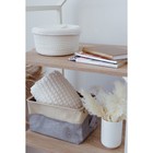 Корзина для хранения плетёная ручной работы LaDо́m «Бэлл», 25×25×15 см, белая - Фото 9