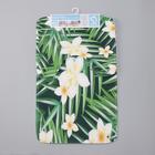 Набор ковриков для ванной и туалета Доляна «Гавайский цветок», 2 шт: 40×50, 50×80 см - Фото 4