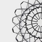 Фруктовница Доляна раскладная, 29×29×4,5 см, цвет чёрный - фото 4324409