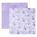 Набор бумаги для скрапбукинга «Цветочная нежность» с фольгированием, 20 х 20 см, 12 шт, 180 г/м² - Фото 3