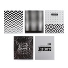 Тетрадь 48 листов в клетку, Calligrata «ЧБ. Геометрия», МИКС - Фото 3