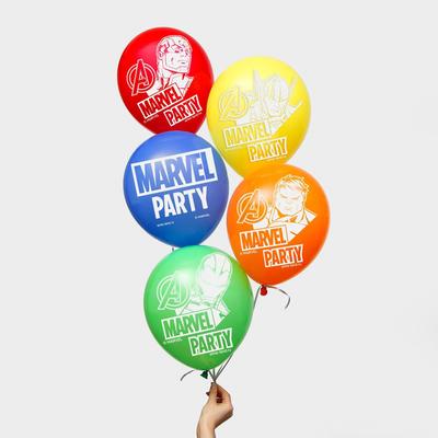 Воздушные шары "Marvel party", Мстители (набор 25 шт) 12 дюйм