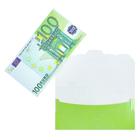 Конверт для денег "100 евро" глиттер - фото 9244888