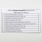 Набор жирорастворимых красителей Gleb colors, 10 цветов - Фото 18