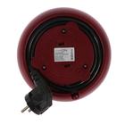 УЦЕНКА Чайник электрический Luazon LSK-1809, стекло, 1.8 л, 1500 Вт, подсветка, красный - Фото 5