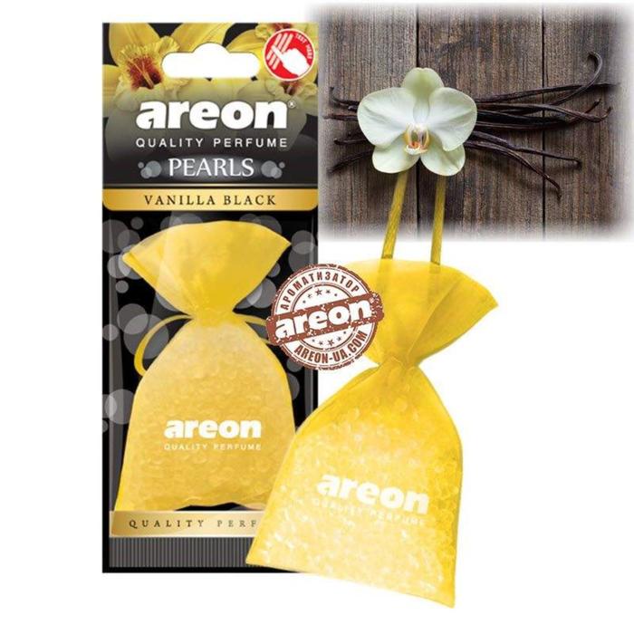 

Ароматизатор на зеркало Areon Pearls мешочек vanilla bleck, 50 г 704-ABP-14