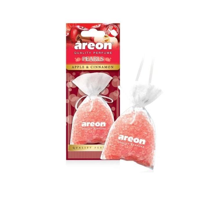Ароматизатор Areon Pearls, на зеркало, мешочек, аромат яблоко с корицей, 50 г 167650a - Фото 1