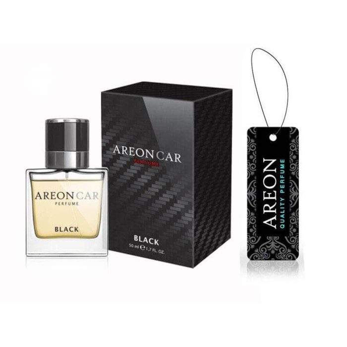 Ароматизатор на зеркало Areon Perfume Black, 50 мл 704-MCP-01