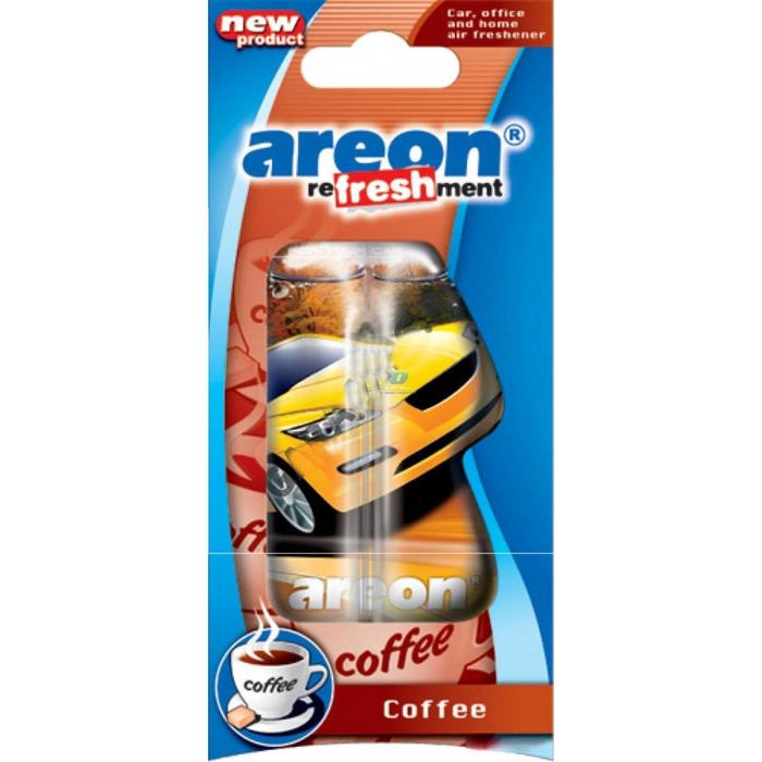 Ароматизатор Areon Refreshment, на зеркало, гелевый, аромат кофе 161681a - Фото 1