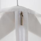 Чехол для одежды плотный Доляна, 60×80 см, PEVA, цвет белый - Фото 5