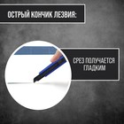 Нож ТУНДРА, металлический корпус, металлическая направляющая, лезвие SK-5 30°, 9 мм - Фото 2