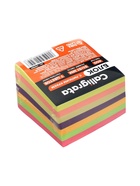 Блок с липким краем, 51×51 мм, 400 листов, пастель/флуоресцентный, 7 цветов - Фото 5