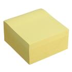 Блок с липким краем 76 мм х 76 мм, 400 листов, пастель, жёлтый - фото 110136646