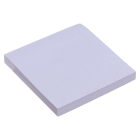 Блок с липким краем, 76×76 мм, 80 листов, белый