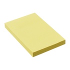 Блок с липким краем, 51×76 мм, 80 листов, пастель, жёлтый - Фото 4