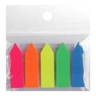 Блок - закладка с липким краем, «Стрелки», 12×45 мм, пластик, 5 цветов по 20 листов, флуоресцентный - фото 118963127 Блок - закладка с липким краем, «Стрелки», 12×45 мм, пластик, 5 цветов по 20 листов, флуоресцентный - фото 118963127