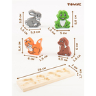 Рамка - вкладыш деревянная «Животные», 5 деталей - Фото 4