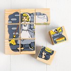 Кубики детские «Герои сказок» деревянные, 9 деталей - Фото 6