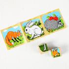 Кубики детские «Животные леса» деревянные, 9 деталей - Фото 8