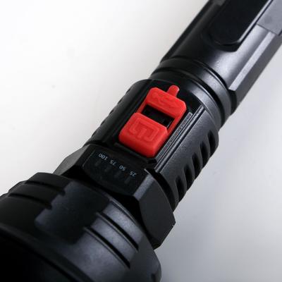 Фонарь ручной аккумуляторный, 1.5 Вт, 2000 мАч, 500 Лм, дальность 300 м, 3 режима, USB