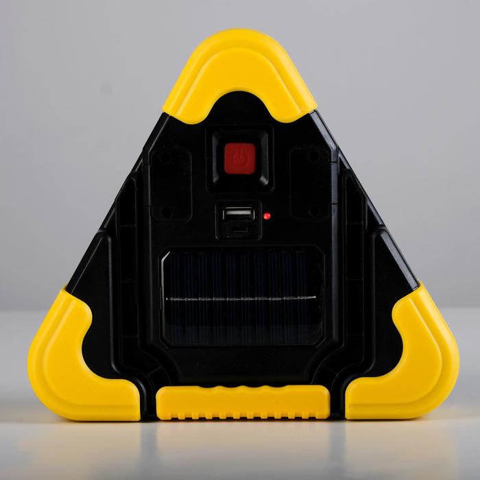Фонарь аккумуляторный, солнечная батарея, 17 х 18.5 х 4.2 см - фото 1905778306