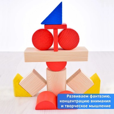 Конструктор «Цветной» 43 элемента