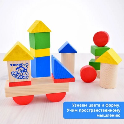 Конструктор «Цветной» 43 элемента