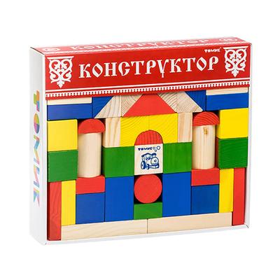 Конструктор «Цветной», 65 деталей