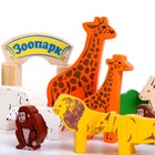 Конструктор деревянный «Зоопарк», 39 деталей - Фото 7