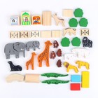 Конструктор деревянный «Зоопарк», 39 деталей - Фото 8