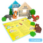 Конструктор деревянный «Сказки. Зайкина избушка», 24 детали - Фото 3