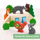 Конструктор деревянный «Сказки. Зайкина избушка», 24 детали - Фото 4