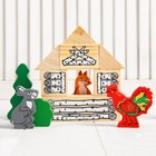 Конструктор деревянный «Сказки. Зайкина избушка», 24 детали - Фото 6