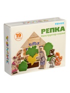 Конструктор деревянный «Сказки. Репка» 19 деталей - Фото 9