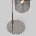 Настольная лампа Tandem, 2x60Вт E27, цвет никель - Фото 4