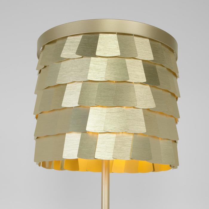 Настольная лампа Corazza, 4x60Вт E14, цвет шампань - фото 1927686426